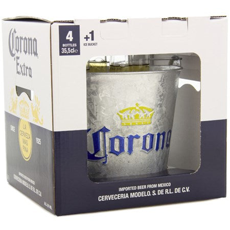 Corona Ice Bucket Gjafakassi 4x355ml