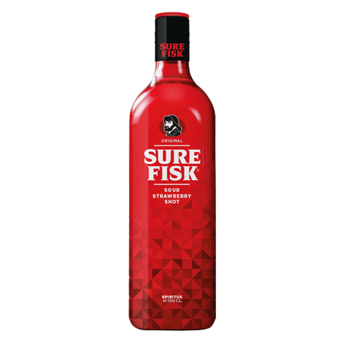 Sure Fisk Sour Strawberry 1000 ml