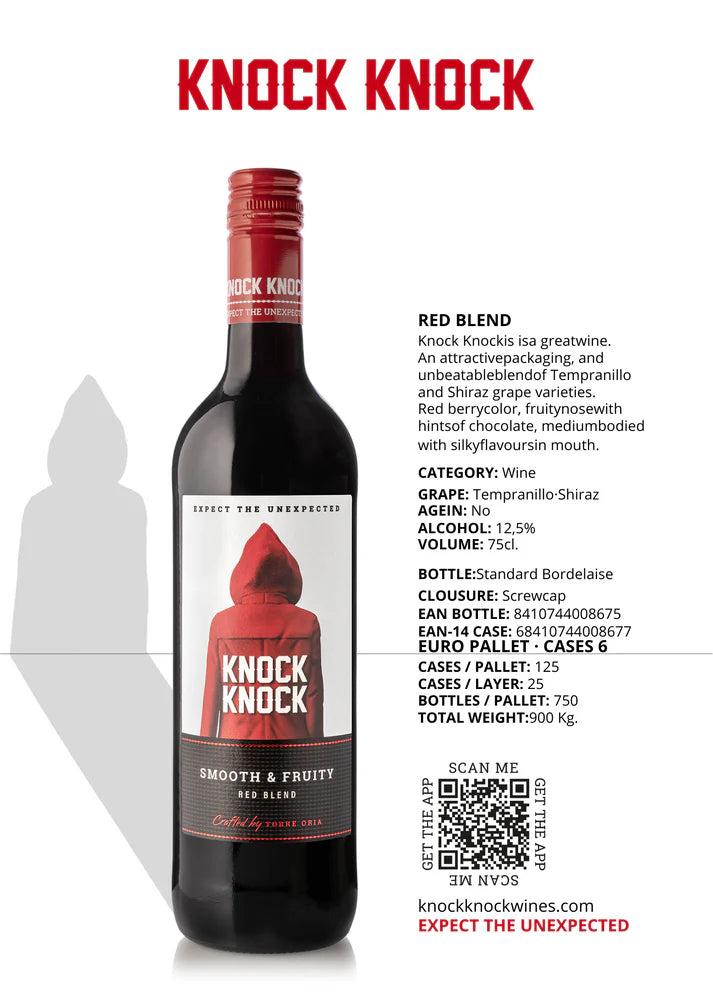Torre Oria Knock Knock Red Blend - 750ml
