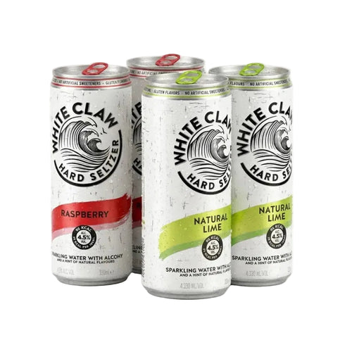 White Claw Mix (2 x rasperry + 2 x lime)
