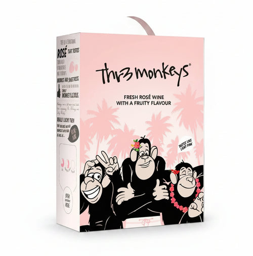 Thr3 Monkeys Fresh Rosé - 3000ml