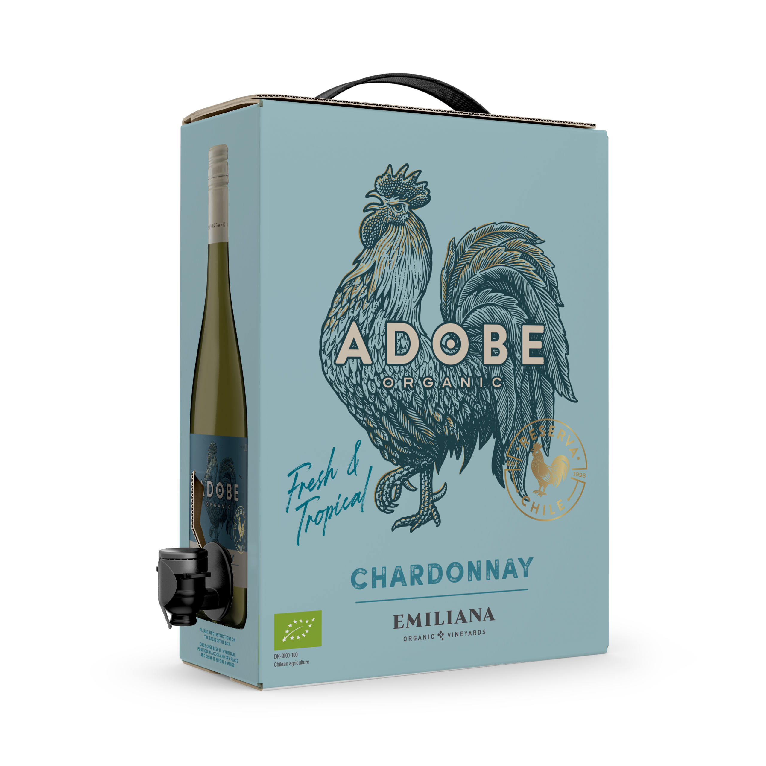 Adobe Chardonnay 3l.