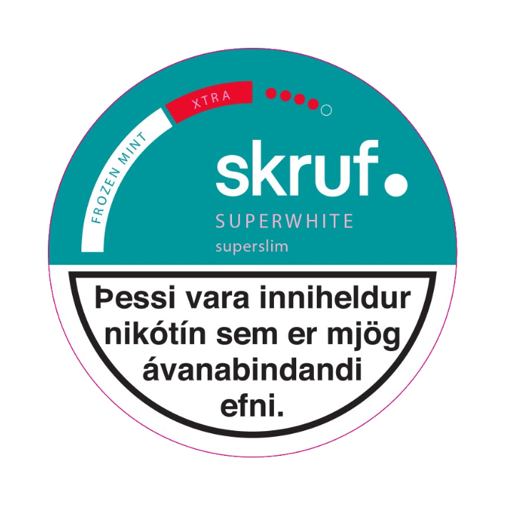 Skruf – Superwhite Frozen Mint