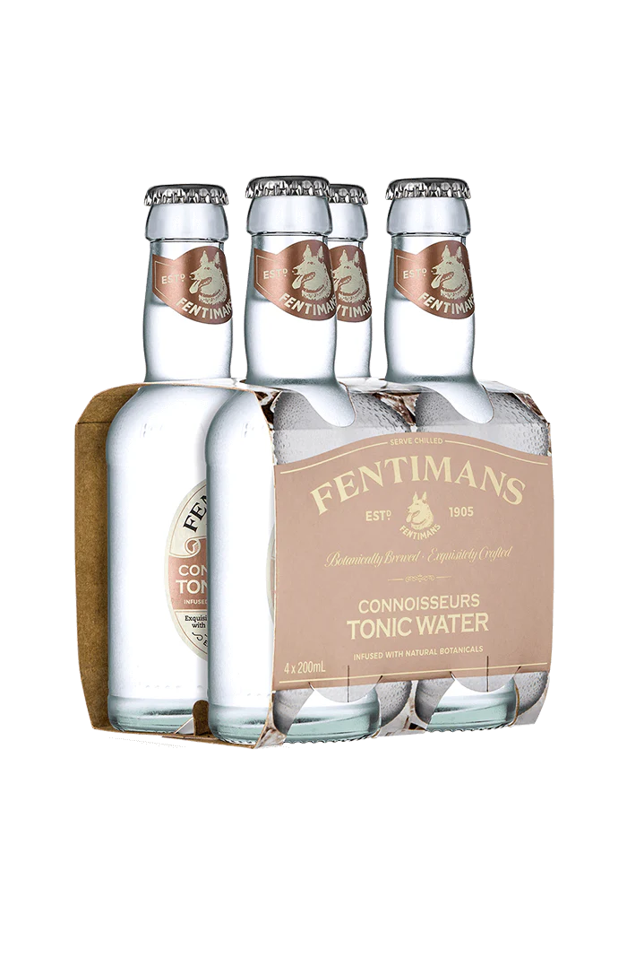 White Gin by Rosée 700ml x 4x Fentimans Connoisseurs Tonic