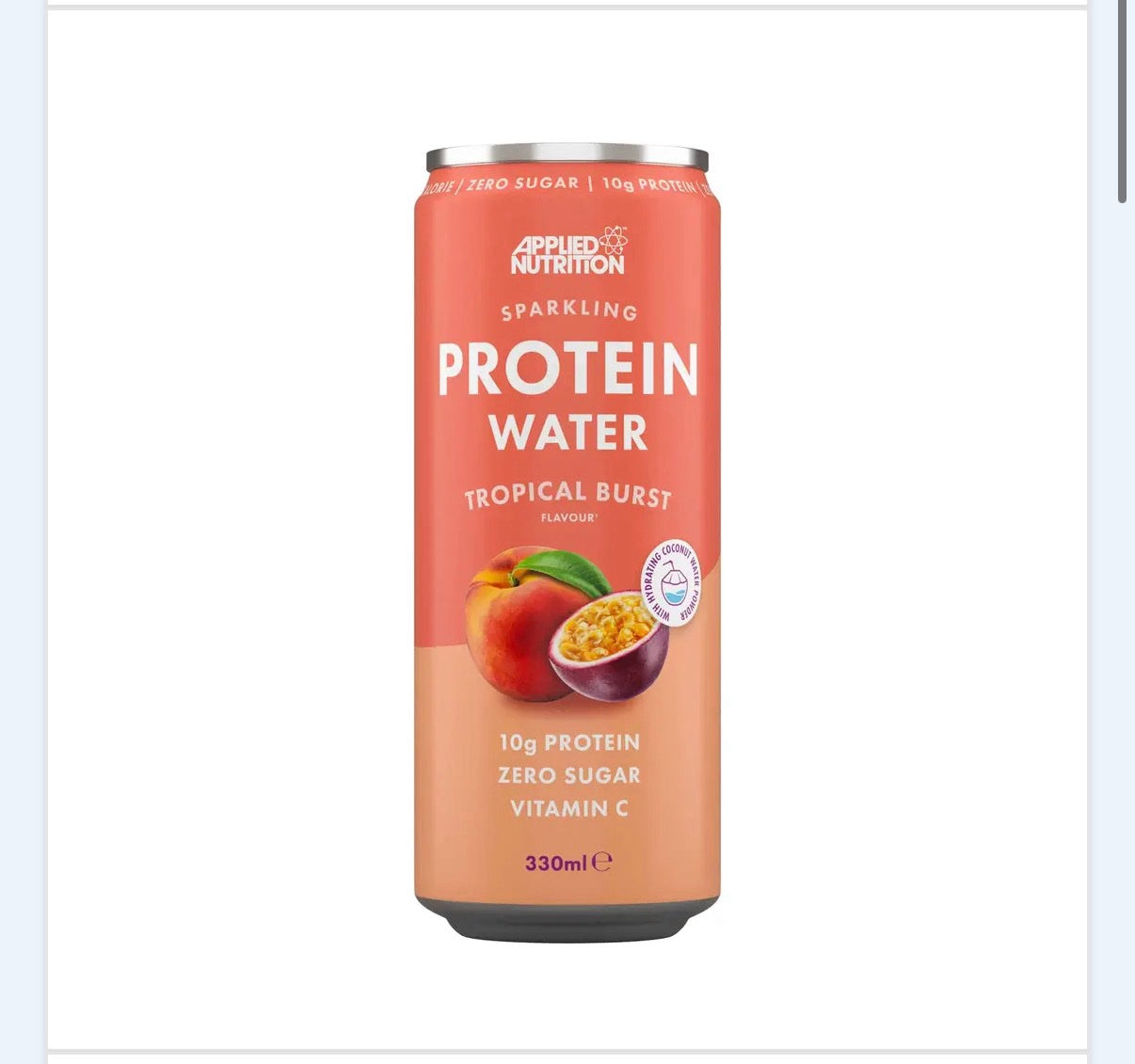 Protein Water Tropical 330ml